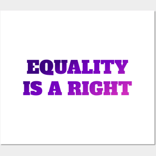 Equality Right Gender Equality Posters and Art